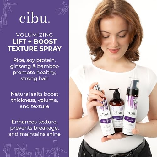 Volume Lift Texture Spray - CIBU Volumizing Hair Spray with Rice & Ginseng 8oz (Variation: Volume Lift)