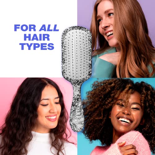 Wet Brush Speed Dry Hair Brush - Sea Shells - Vented Design and Ultra Soft HeatFlex Bristles Are Blow Dry Safe With Ergonomic Handle Manages Tangle and Uncontrollable Hair - Pain-Free