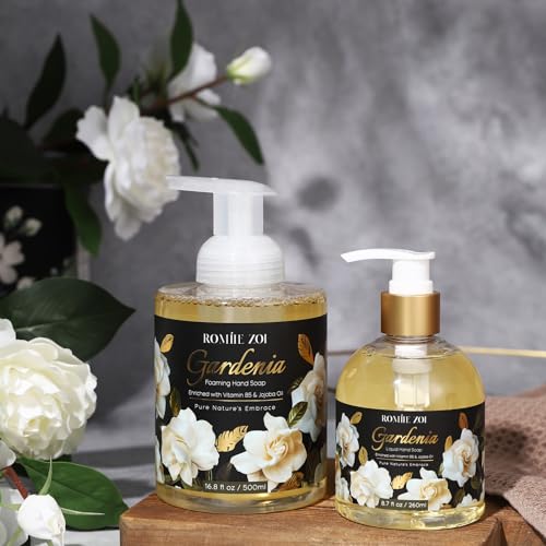 ROMIIE ZOI Liquid Hand Soap with Gift Box - Gardenia - 260ml/ 8.7 fl.oz