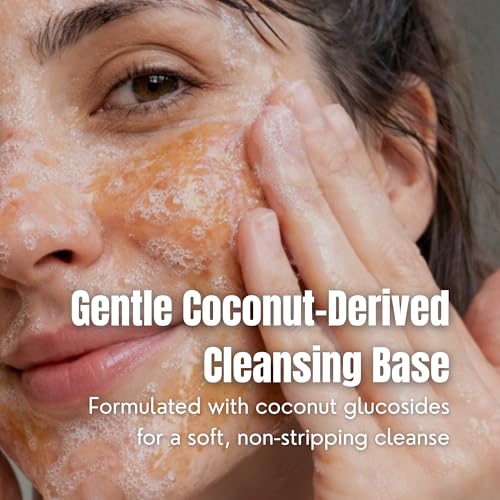 Gentle Botanical Face Cleanser with Vitamin C & Seaweed – Sulfate-Free Daily Facial Wash, 8.5 fl oz