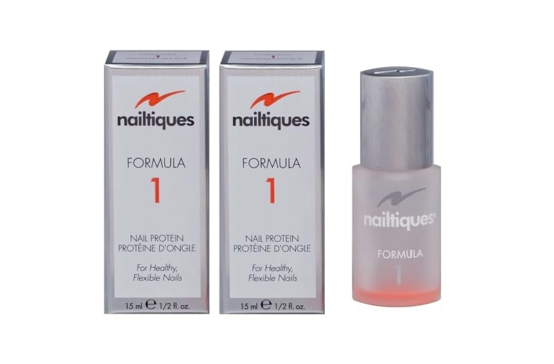 Nailtiques Formula 1 Nail Protein 0.5 oz, 2-Pack (Variation: 0.25 oz Pack of 2)