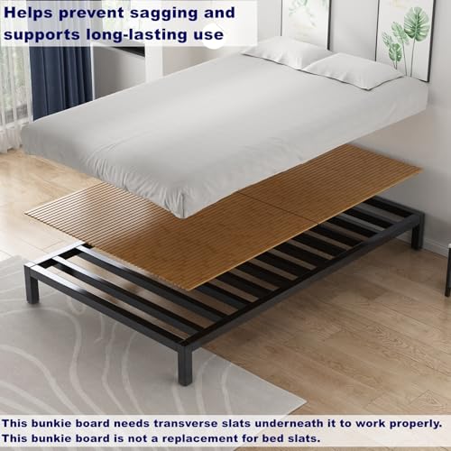 Full Size Breathable Heavy Duty Roll-Up Bunkie Board - Support for Mattress