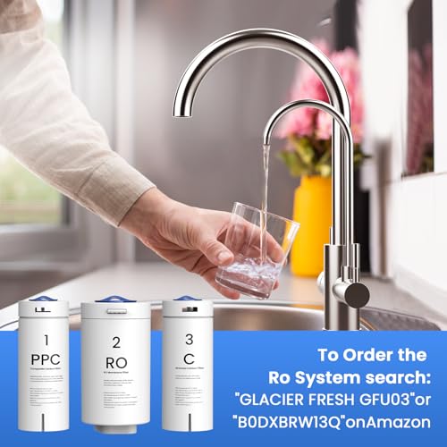 Light White PPC/C/RO Filter Replacement for GFU03 Reverse Osmosis System - Glacier Fresh