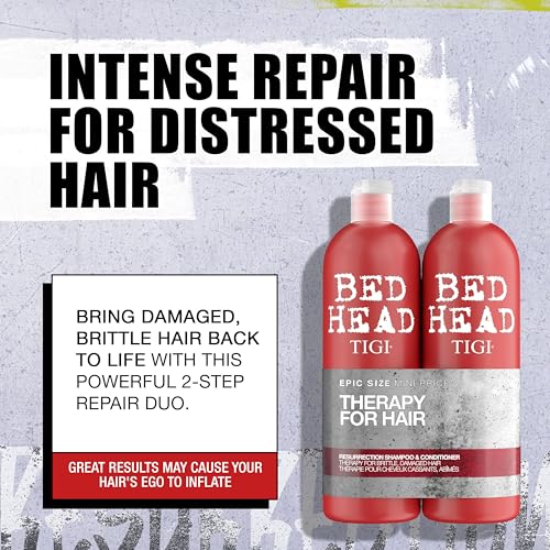Hydrating Shampoo & Conditioner Set for Damaged Hair - 25.36 Ounce Pack of 2