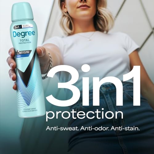 Degree UltraClear Black White Antiperspirant Dry Spray 3.8 oz Pack of 12 - Pure Clean Variation