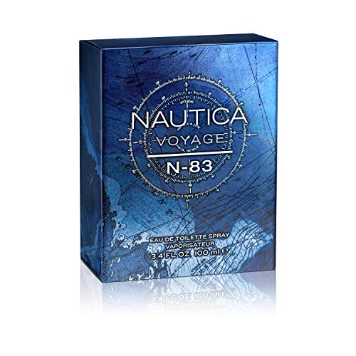 Nautica Voyage N-83 Eau de Toilette for Men - 3.4 Fl Oz - Pack of 1