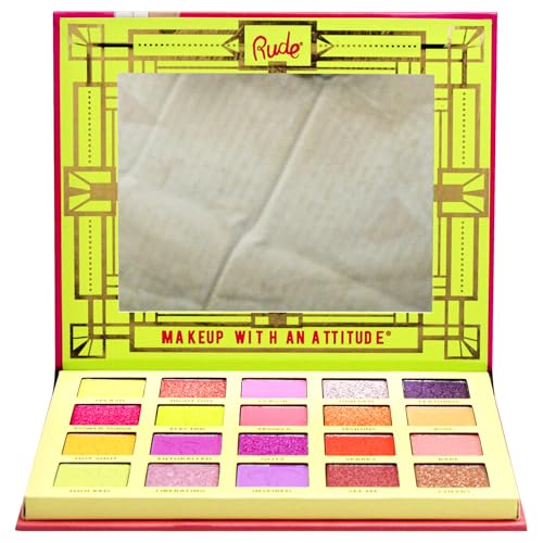 The Roaring 20s Eyeshadow Palette - Neons by Rude Cosmetics for Women - 0.85 oz Eye Shadow