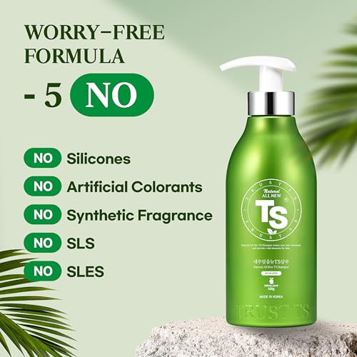 Korean Sulfate-Free Salicylic Acid Shampoo for Sensitive Scalp - 16.9 Fl Oz