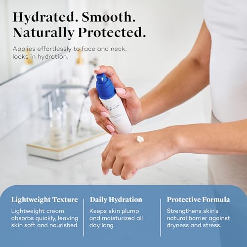 Hydrating Face Moisturizer with Olive Oil & Squalane - Natural, 1.7 oz