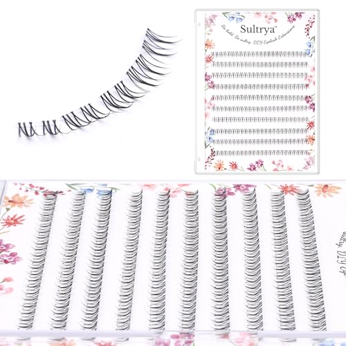 Bottom Lash Clusters 240 PCS Eyelash Clusters, Natural Wispy Look, DIY Bottom Lash Extensions, False Eyelashes, Wispy Bottom Lashes, Lower Lashes, Bottom Eye Lashes (6mm, BL-01)