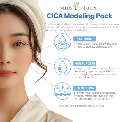 CICA Modeling Mask Kit for Sensitive Skin - Soothing Peel-Off Face Mask Powder 400g