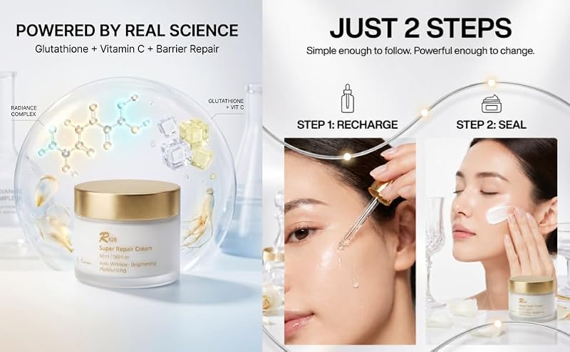 Super Repair Moisturizer with Vitamin C for Anti-Aging & Skin Brightening
