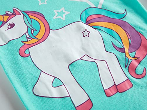 Babyroom Girls Pajamas Matching Doll PJs Toddler Kids Cotton Sleepwear Blue 7 / Long Christmas