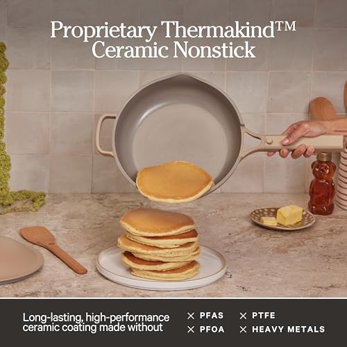 Our Place Mini Always Pan 8.5 Inch Ceramic Nonstick Cookware with Steam Variation