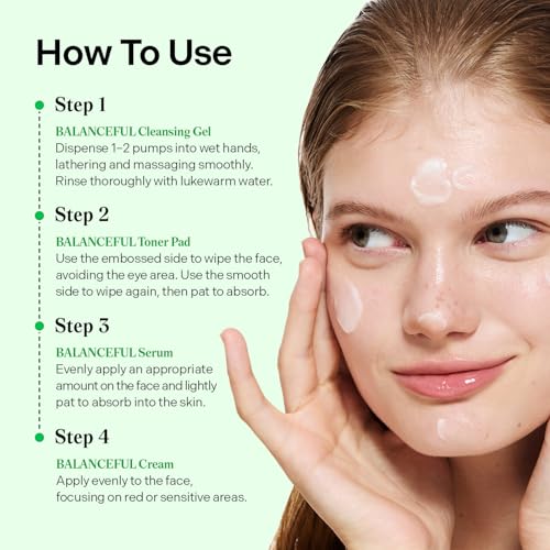 Travel Skincare Set - Cica, Serum, Cleanser & Moisturizer, 4-Piece Kit