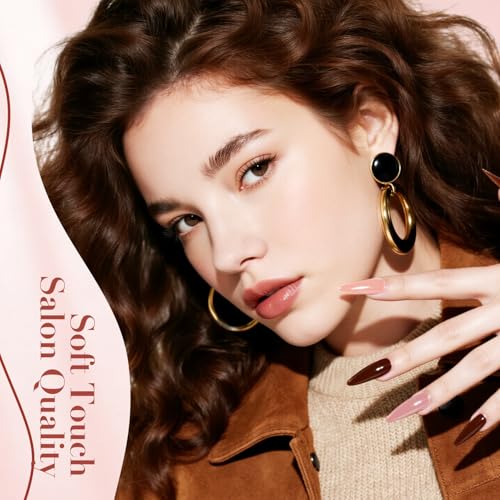 AZUREBEAUTY Dip Powder Nail Kit 32 Colors, Brown Nude Red Glitter Nail Dipping Powder Starter Set System Essential Liquid & Dip Recycling Tray Set for French Nail Art Manicure Salon DIY Home