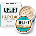 Uplift Styling Compound Hair Clay Pomade - Medium Hold, Matte Finish, Refreshing Peppermint & Lime Scent, 3 oz