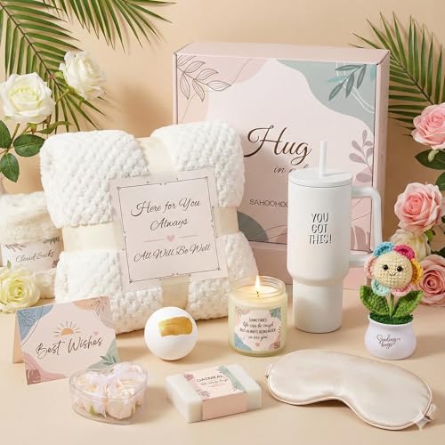 Self Care Gift Set for Women - Ivory White Spa & Relaxation Gifts