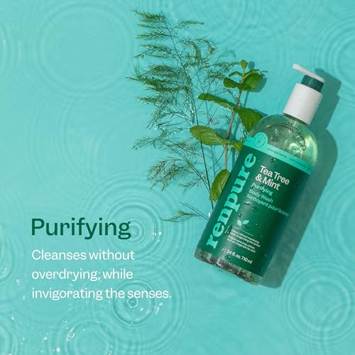 Tea Tree & Mint Body Wash - 24 Fl Oz Each, Pack of 2 - Verde Variation