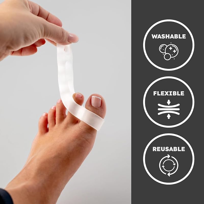 Complete Kit: Awesome Toes Spacers & Separators for Hammertoe & Bunions — Small Size