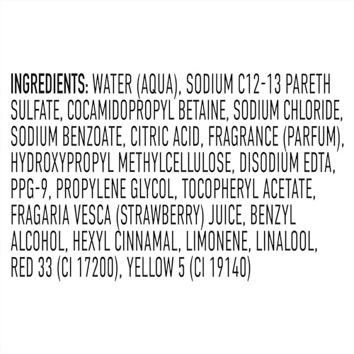 Suave Shampoo, Sun-Ripened Strawberry Family-Size ? Energizing Shampoo with Strawberry Extract & Vitamin E, 22.5 Oz