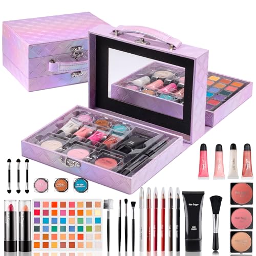 Beginner Makeup Kit for Teens and Women - Purple Diamond Style
