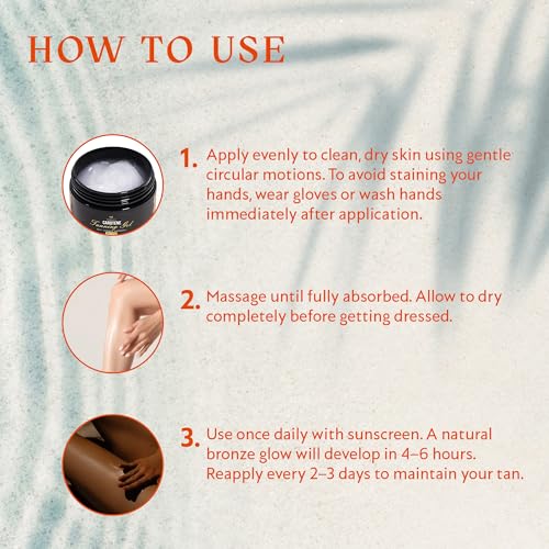 Carotene Tanning Gel ? Self Tanner for Indoor Tanning & Outdoor Tanning Gel ? Natura Looking Bronze Glow 100g / 3.53 fl oz