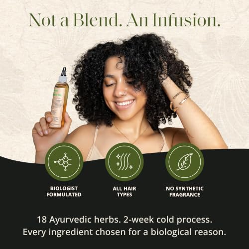 Glossed By Nae Voodoo Hair Growth Oil - Rosemary, Lemongrass & Castor Oil - All Hair Types - 4 Fl Oz - Variation 1