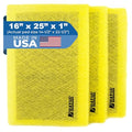 16x25 Air Filter Pads with Activated Carbon for MicroPower Guard - Replacement Media