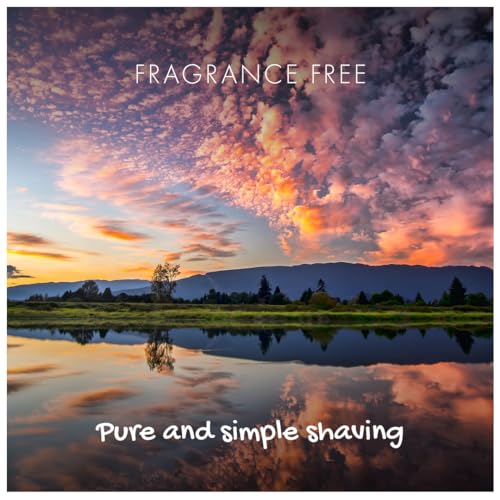 Friendly Soap Natural Fragrance-Free Shaving Soap for Sensitive Skin - 95g