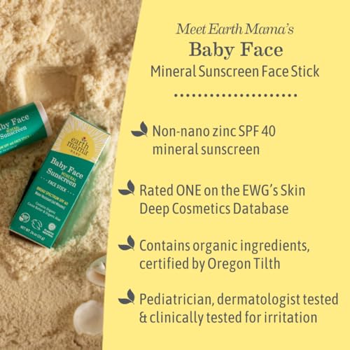 Mineral Sunscreen Lotion & Face Stick Set SPF 40 - Baby & Family Safe, Water-Resistant