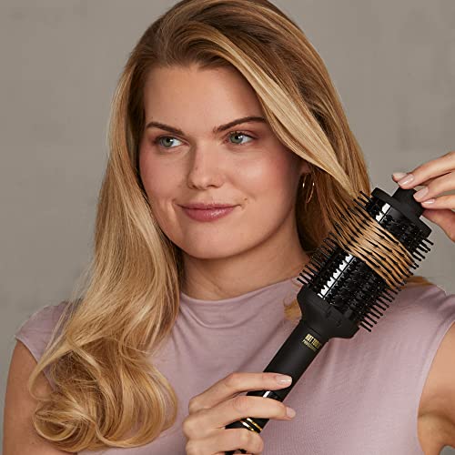 Hot Tools Pro Artist Heated Hair Styling Oval Brush Set - Black & Gold