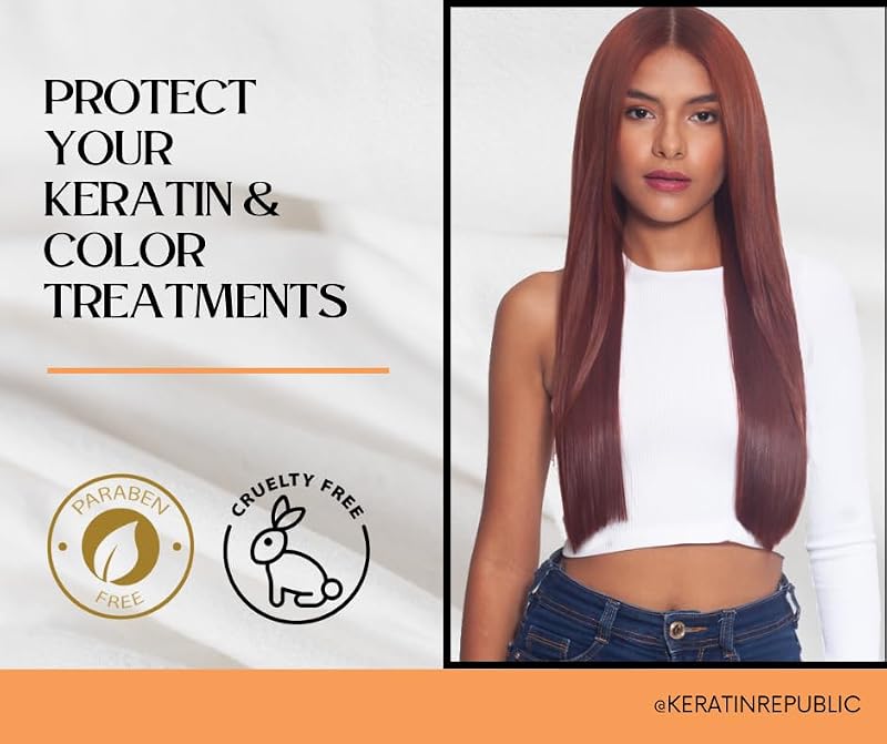Keratin Collagen Hair Smoothing Cream 6.7 oz - Anti-Frizz, Heat Protect, Salon Quality