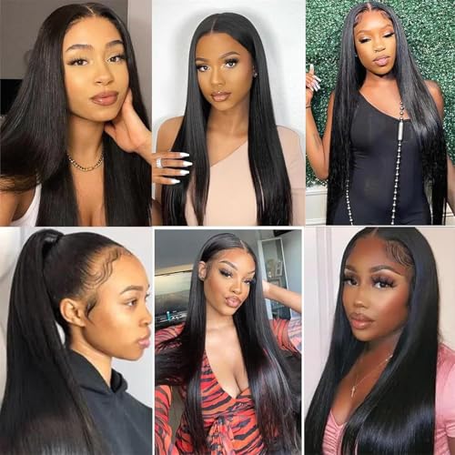 18 Inch Brazilian Straight Lace Closure Human Hair 13x4 HD Lace Frontal