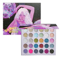 30-Color Glitter Eyeshadow Palette - Face, Body & Festival Makeup