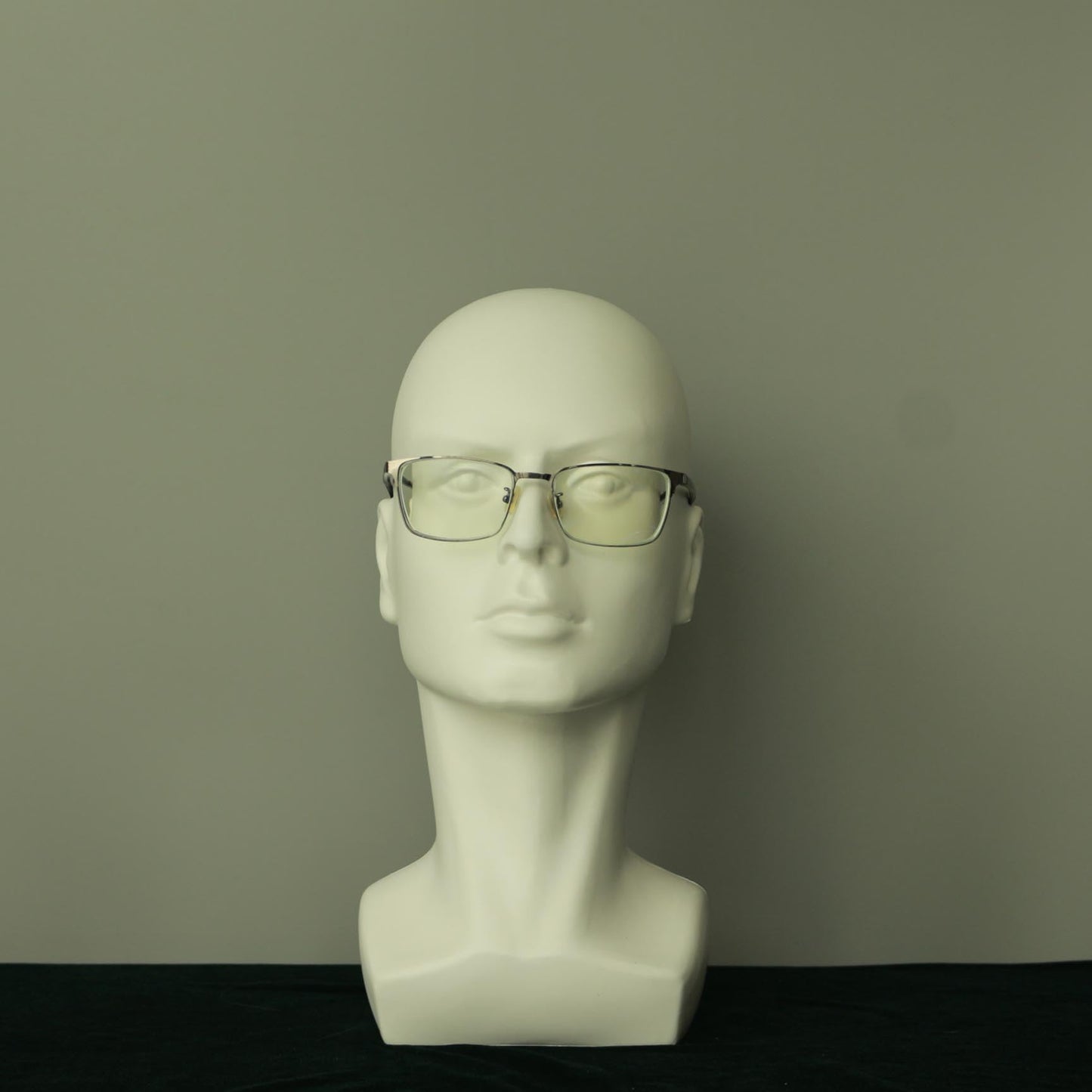 KimRuima Male Mannequin Head for Wigs Hats Sunglasses (White, 1PCS)