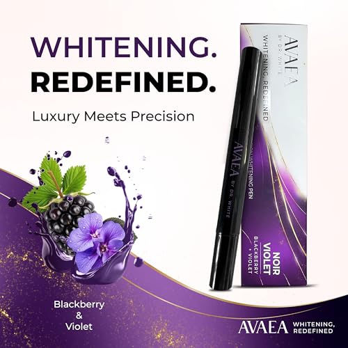Dr. White's AVAEA Noir Violet Whitening Pen - Blackberry + Violet Variation