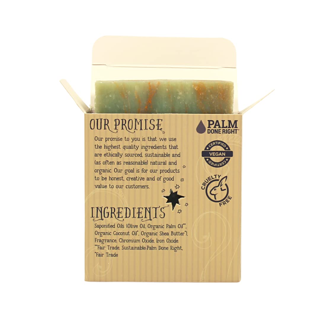 Varina Natural Green Clover Field Bar Soap - Gentle Cleansing for Sensitive Skin, Fresh - 3 Pack