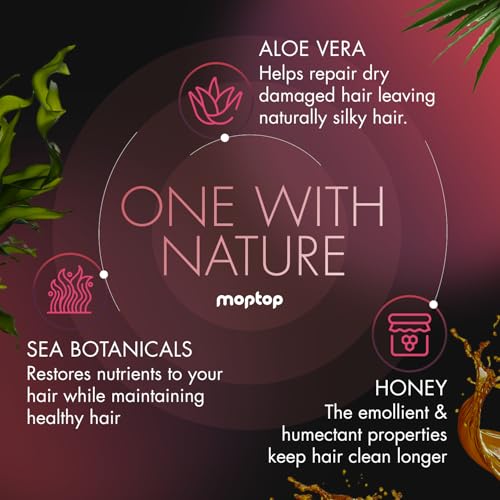 MopTop Salon Anti Frizz Curl Defining Gel 8oz for Wavy & Curly Hair – Medium Hold