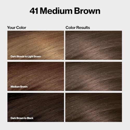 Vegan Ammonia-Free Medium Brown Permanent Hair Dye Kit - Pack of 6