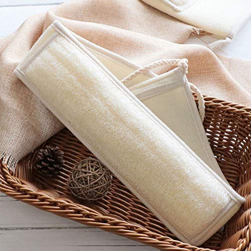 UCINNOVATE Natural Shower Loofah Eco-Friendly Egyptian Sponge 7 Packs, Exfoliating Loofah Sponge Face Pads Scrubber, Large Exfoliating Shower Loofa Body Scrubbers Buff Away Dead Skin for Smoother