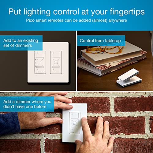 Lutron Caseta 3-Way Smart Dimmer Kit with Wireless Remote - White, 1 Pack