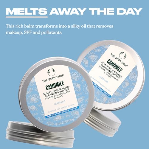 The Body Shop Camomile Sumptuous Cleansing Butter 3oz - Makeup Remover for Sensitive Skin