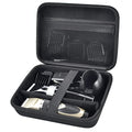 Large Black Hair Clipper & Trimmer Organizer Case for Men Grooming Kits