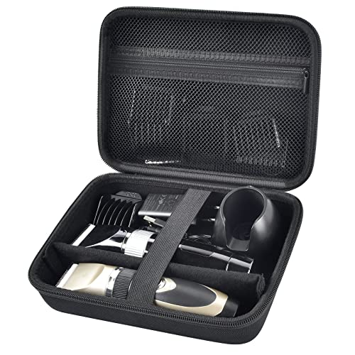 Large Black Hair Clipper & Trimmer Organizer Case for Men Grooming Kits