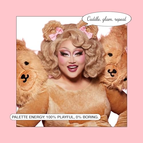 Teddy Kim Palette with 17 Eyeshadows, 2 Blush & Highlighters - Pink Variation