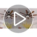 52-Inch Indoor Outdoor Ceiling Fan with Lights - Black, Remote & App Control