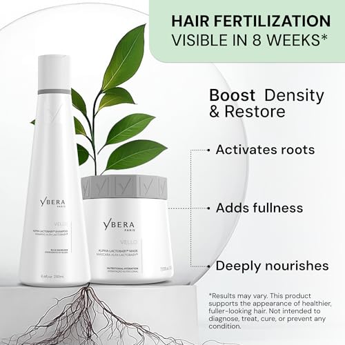 Ybera Paris Alfa-Lactobaby Hair Care Set - Shampoo & Hair Mask for Gentle Cleansing