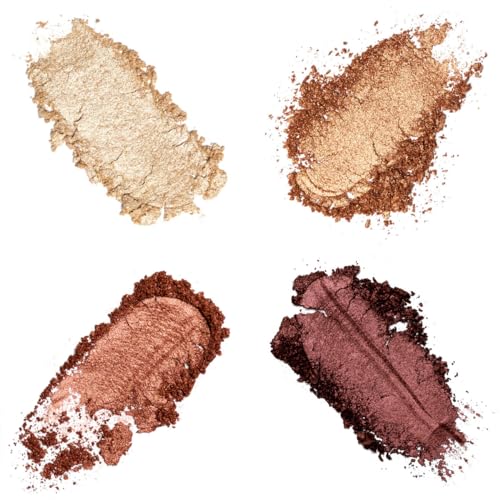 Kandi Koated Throwing Shades Eyeshadow Quads [Desert Roses] Mini Eye Shadow Palette Kandi Burruss | Richly Pigmented, Paraben-Free, Cruelty-Free Pigments | Beauty & Makeup