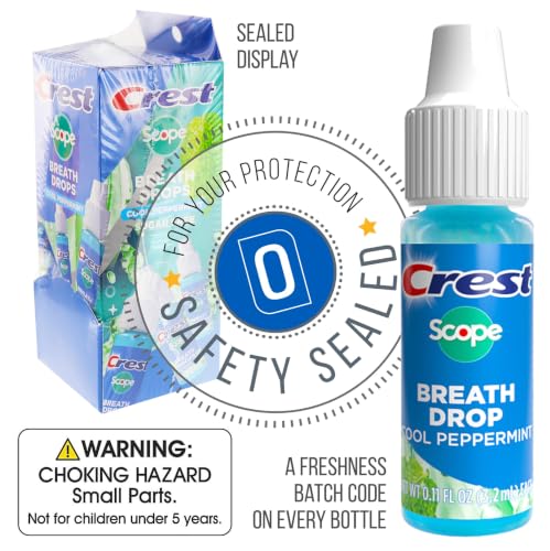 Breath Freshening Peppermint Breath Drops - Long Lasting & Sugar-Free